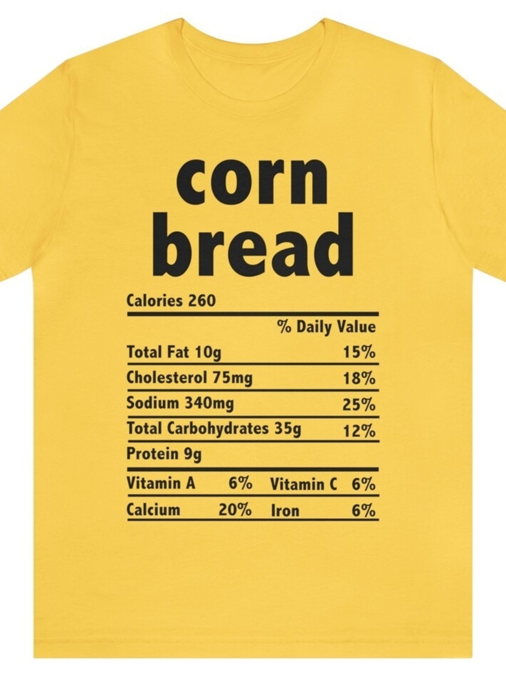 Corn Bread Graphic Tee - Yellow Size XL